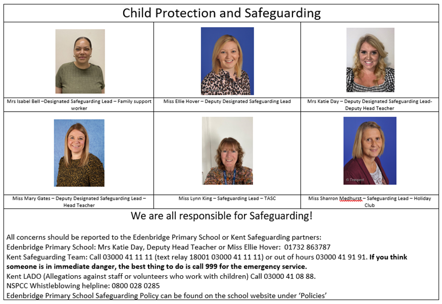 Our safeguarding team